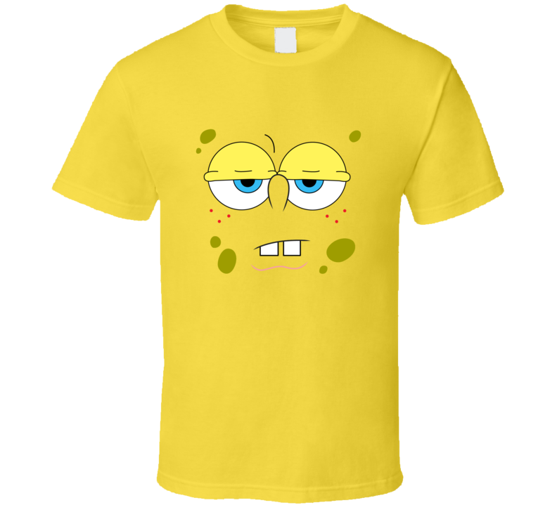 Spondgebob Square pants - Blank Expression Yellow T-Shirt Spondgebob Square pants - Blank Expression Yellow T-Shirt