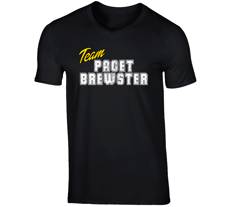 Paget Brewster Funny Comedian Comedy Team Support Family V-Neck T shir Paget Brewster Funny Comedian Comedy Team Support Family V-Neck T shir