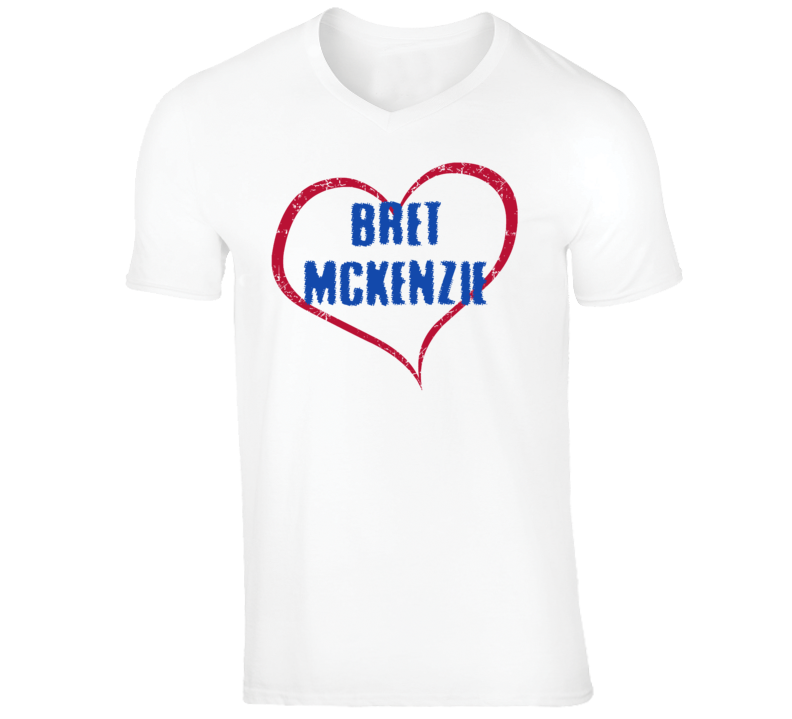 Bret McKenzie Funny Comedian Comedy Big Heart Love For V-Neck T shirt