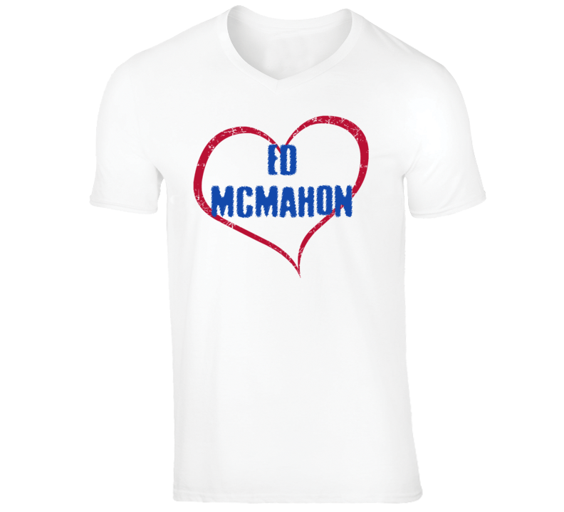 Ed McMahon Funny Comedian Comedy Big Heart Love For V-Neck T shirt Ed McMahon Funny Comedian Comedy Big Heart Love For V-Neck T shirt