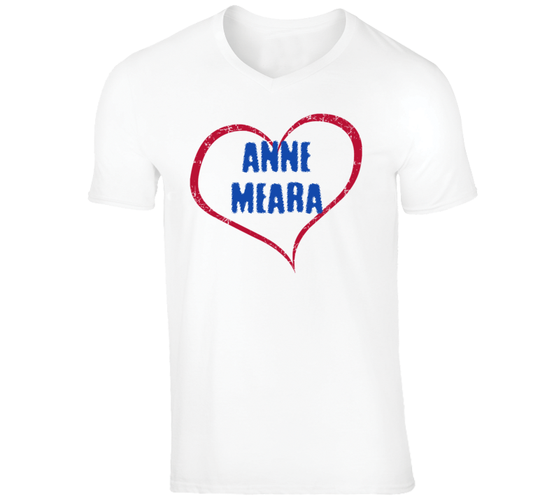 Anne Meara Funny Comedian Comedy Big Heart Love For V-Neck T shirt
