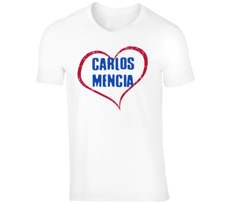 Carlos Mencia Funny Comedian Comedy Big Heart Love For V-Neck T shirt