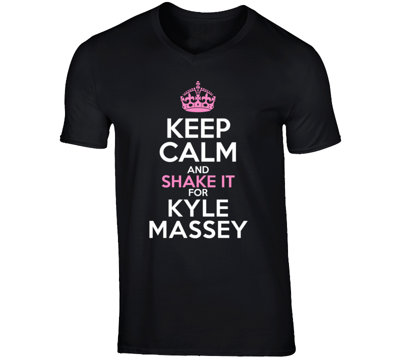 Kyle Massey Funny Comedian Comedy Keep Calm And Shake it For V-Neck T Kyle Massey Funny Comedian Comedy Keep Calm And Shake it For V-Neck T