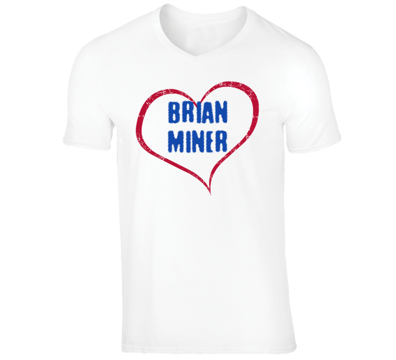 Brian Miner Funny Comedian Comedy Big Heart Love For V-Neck T shirt Brian Miner Funny Comedian Comedy Big Heart Love For V-Neck T shirt