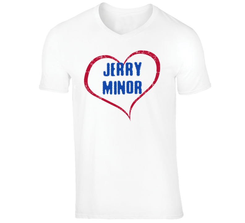 Jerry Minor Funny Comedian Comedy Big Heart Love For V-Neck T shirt Jerry Minor Funny Comedian Comedy Big Heart Love For V-Neck T shirt
