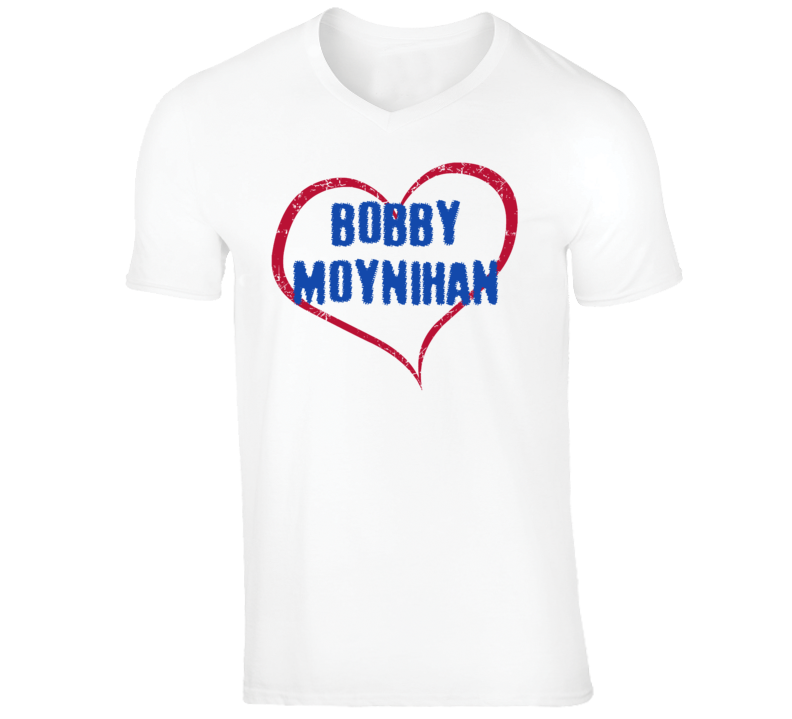 Bobby Moynihan Funny Comedian Comedy Big Heart Love For V-Neck T shirt