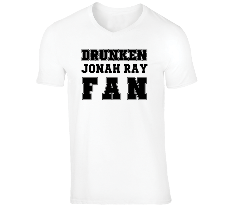 Jonah Ray Funny Comedian Comedy Drunken Fan For V-Neck T shirt