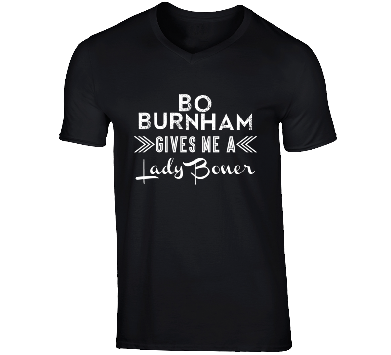 Bo Burnham Funny Comedian Comedy Lady Boner Crush For V-Neck T shirt