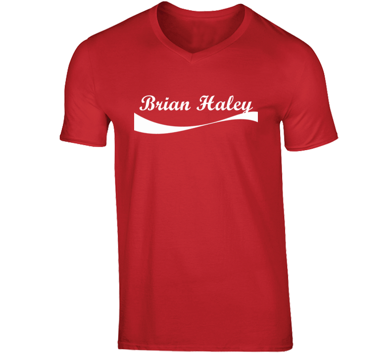 Brian Haley Funny Comedian Comedy Cola Parody For V-Neck T shirt Brian Haley Funny Comedian Comedy Cola Parody For V-Neck T shirt