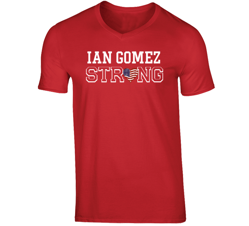 Ian Gomez Funny Comedian Comedy Strong Support Fan For V-Neck T shirt