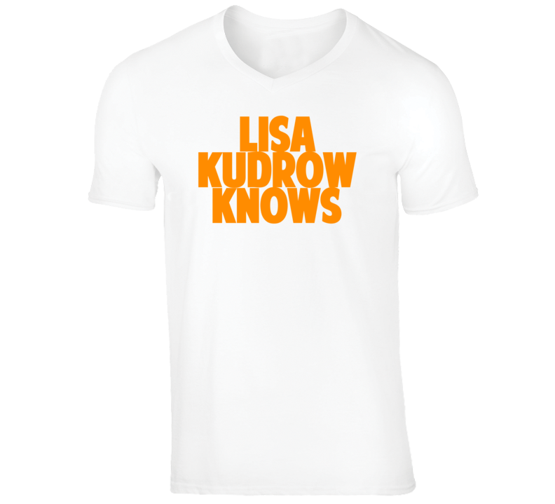 Lisa Kudrow Funny Comedian Comedy Bo Knows Parody V-Neck T shirt Lisa Kudrow Funny Comedian Comedy Bo Knows Parody V-Neck T shirt