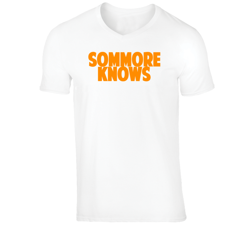 Sommore Funny Comedian Comedy Bo Knows Parody V-Neck T shirt Sommore Funny Comedian Comedy Bo Knows Parody V-Neck T shirt