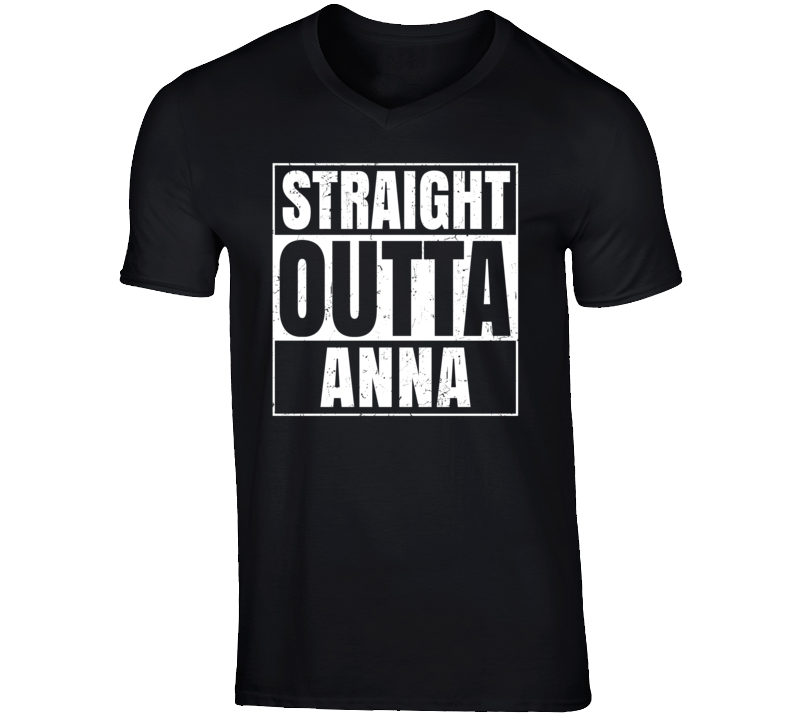 Straight Outta Anna Frozen Cartoon Character T Shirt Straight Outta Anna Frozen Cartoon Character T Shirt