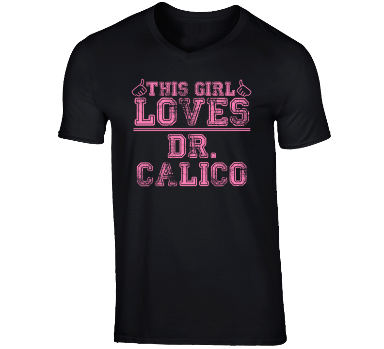 This Girl Loves Dr Calico Bolt Cartoon Character T Shirt This Girl Loves Dr Calico Bolt Cartoon Character T Shirt