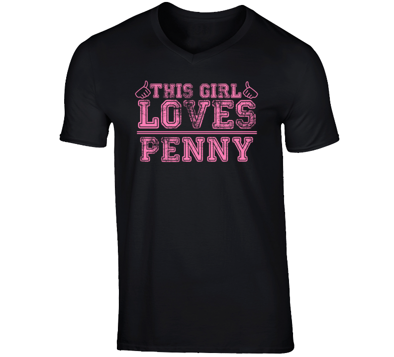 This Girl Loves Penny Bolt Cartoon Character T Shirt This Girl Loves Penny Bolt Cartoon Character T Shirt
