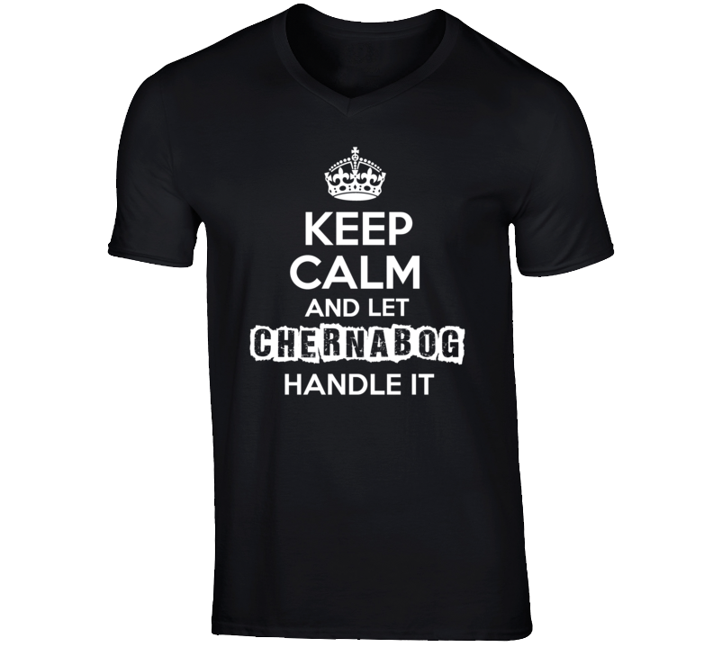 Keep Calm And Let Chernabog Fantasia Handle It Cartoon Character T Shi