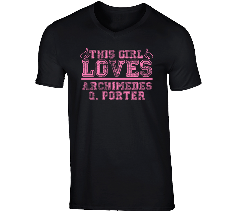 This Girl Loves Archimedes Q Porter Tarzan Cartoon Character T Shirt