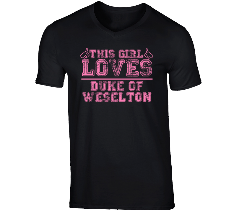 This Girl Loves Duke of Weselton Frozen Cartoon Character T Shirt