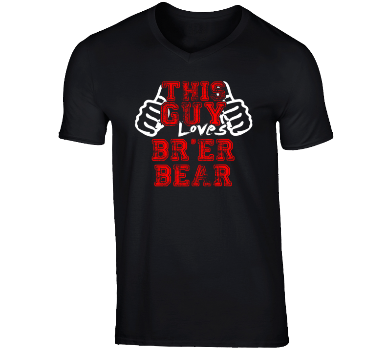 This Guy Loves Br'er Bear Song of the South Cartoon Character T Shirt This Guy Loves Br'er Bear Song of the South Cartoon Character T Shirt