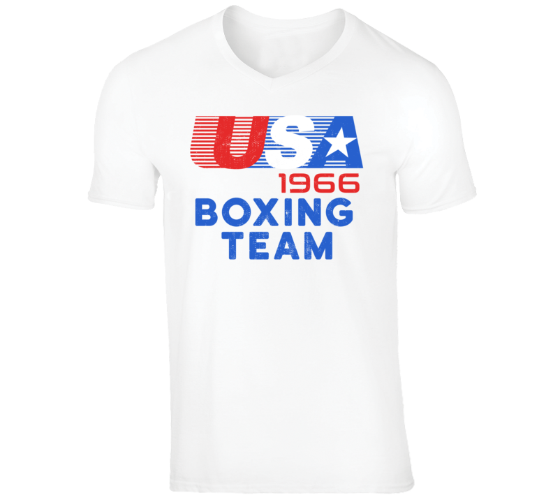 USA 1966 Boxing Team American Olympic Games Athlete Retro T Shirt