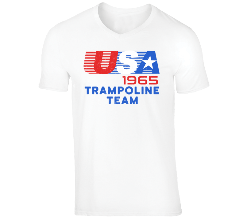 USA 1965 Trampoline Team American Olympic Games Athlete Retro T Shirt