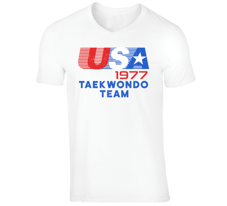 USA 1977 Taekwondo Team American Olympic Games Athlete Retro T Shirt