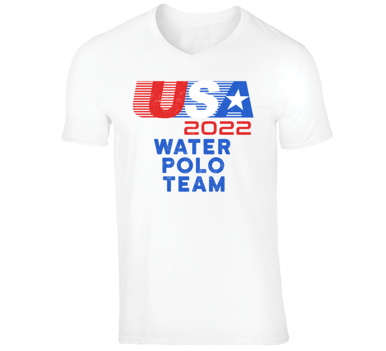 USA 2022 Water Polo Team American Olympic Games Athlete Retro T Shirt