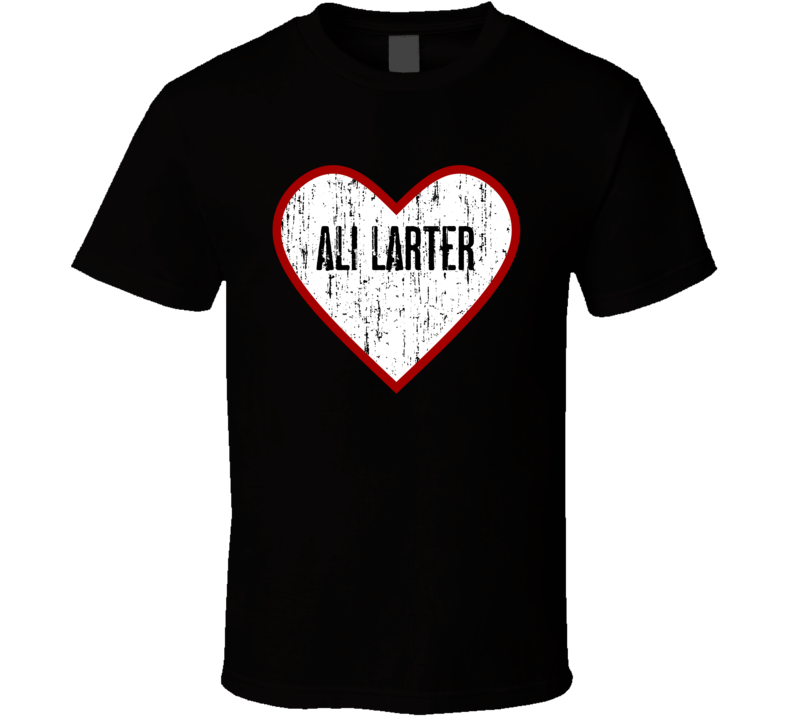 Ali Larter Distressed Heart Action Movie Star Actor Fan T Shirt