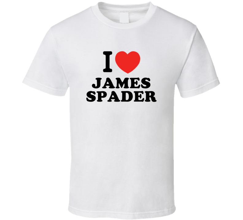I Heart James Spader Action Movie Star Actor Fan T Shirt I Heart James Spader Action Movie Star Actor Fan T Shirt