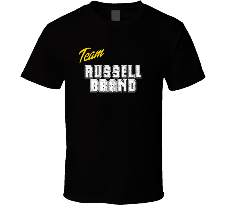 Team Russell Brand Action Movie Star Actor Fan T Shirt Team Russell Brand Action Movie Star Actor Fan T Shirt