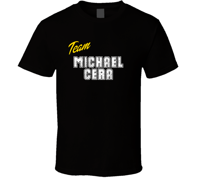 Team Michael Cera Action Movie Star Actor Fan T Shirt Team Michael Cera Action Movie Star Actor Fan T Shirt