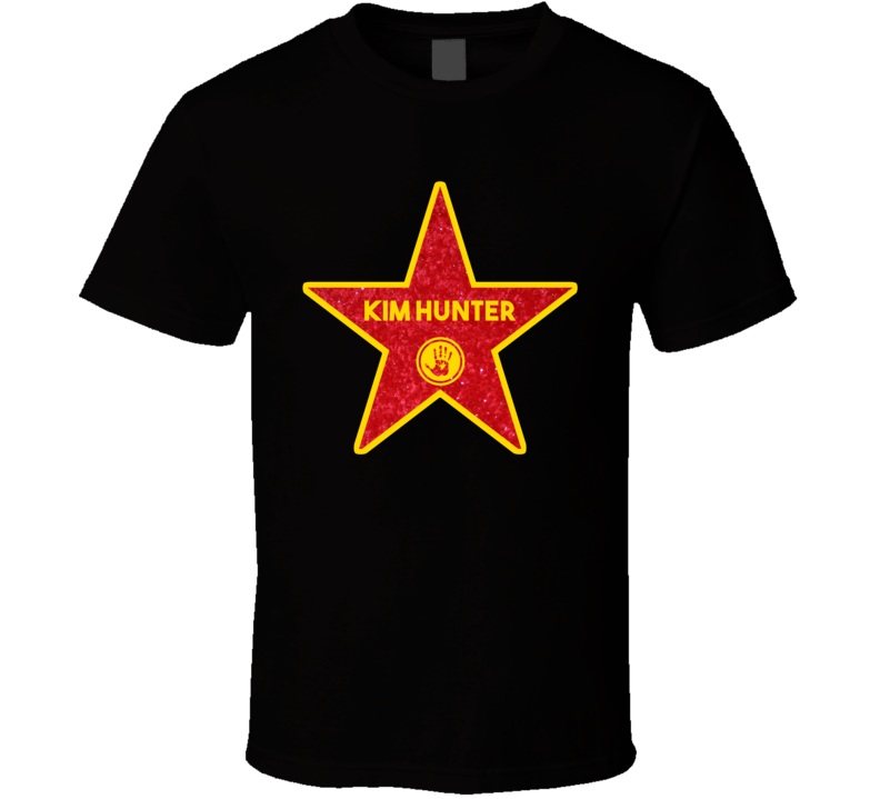 Kim Hunter Walk Of Fame Star Action Movie Actor Fan T Shirt