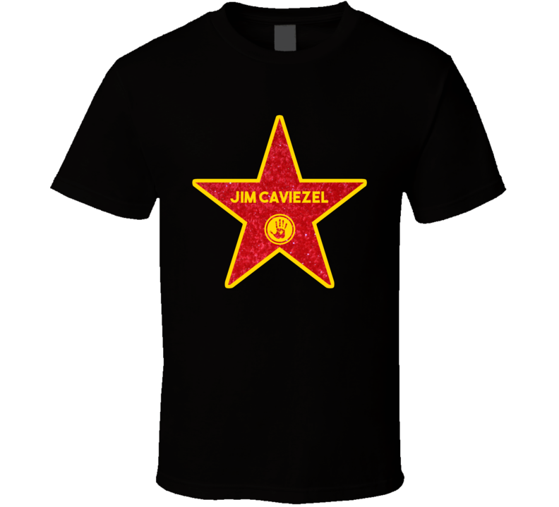 Jim Caviezel Walk Of Fame Star Action Movie Actor Fan T Shirt Jim Caviezel Walk Of Fame Star Action Movie Actor Fan T Shirt