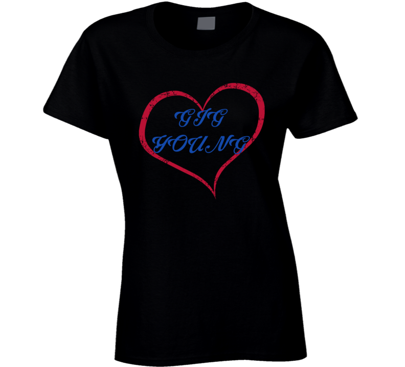 Heart Gig Young Action Movie Star Actor Fan T Shirt
