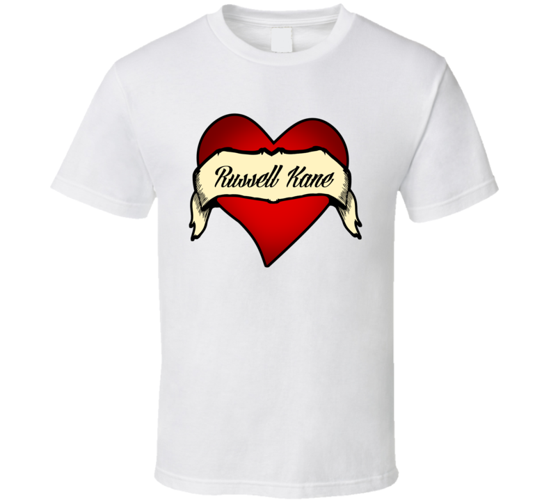 Russell Kane Arm Tattoo Love Adore Fan Stand Up Comedian T Shirt Russell Kane Arm Tattoo Love Adore Fan Stand Up Comedian T Shirt