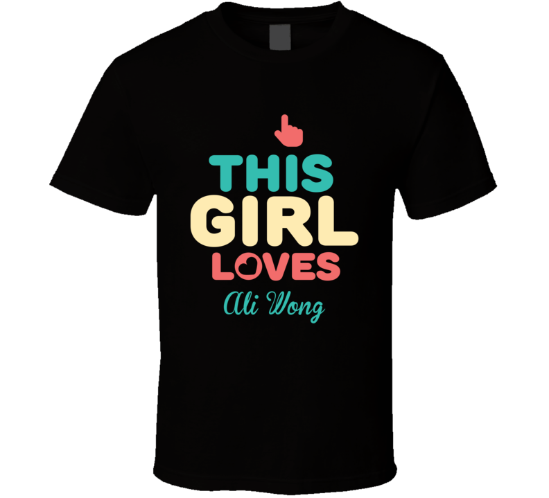 This Girl Loves Ali Wong Thumbs Love Fan Stand Up Comedian T Shirt This Girl Loves Ali Wong Thumbs Love Fan Stand Up Comedian T Shirt