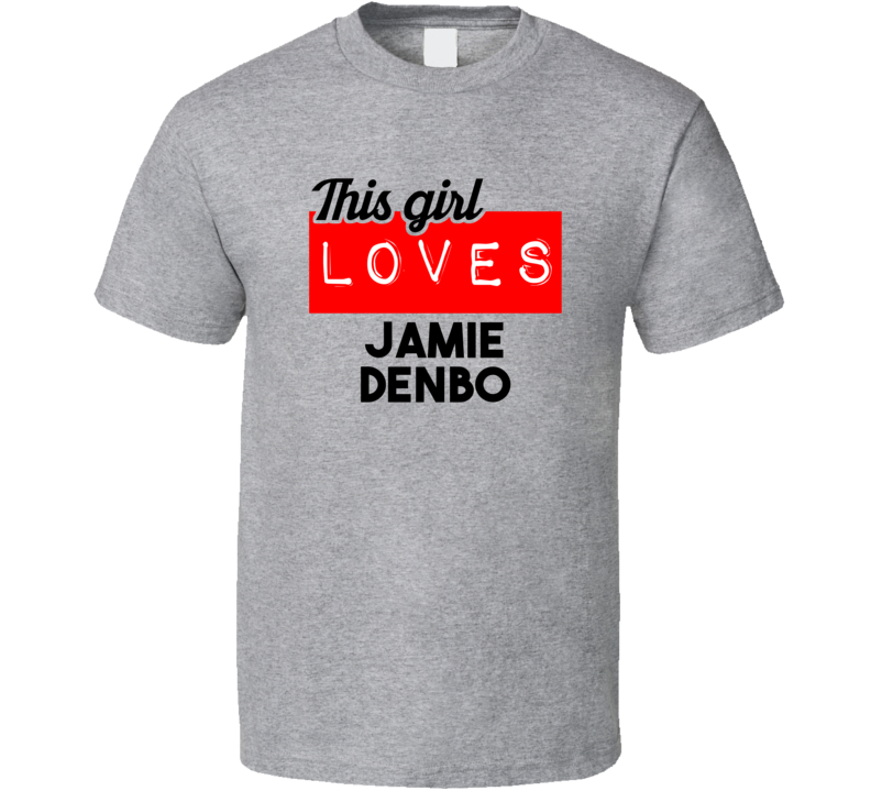 This Girl Loves Jamie Denbo Red Love Cool Stand Up Comedian T Shirt