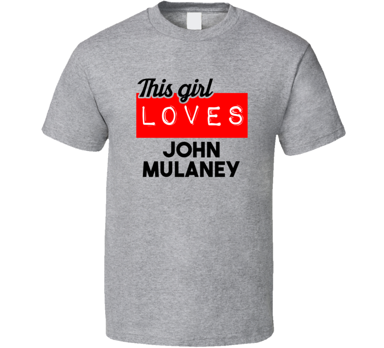 This Girl Loves John Mulaney Red Love Cool Stand Up Comedian T Shirt