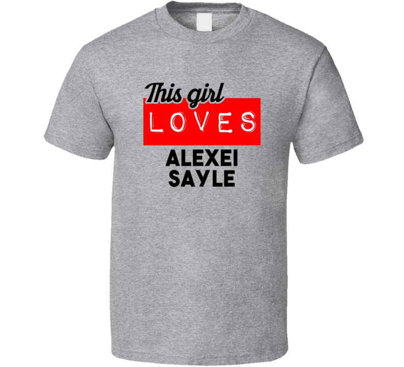 This Girl Loves Alexei Sayle Red Love Cool Stand Up Comedian T Shirt