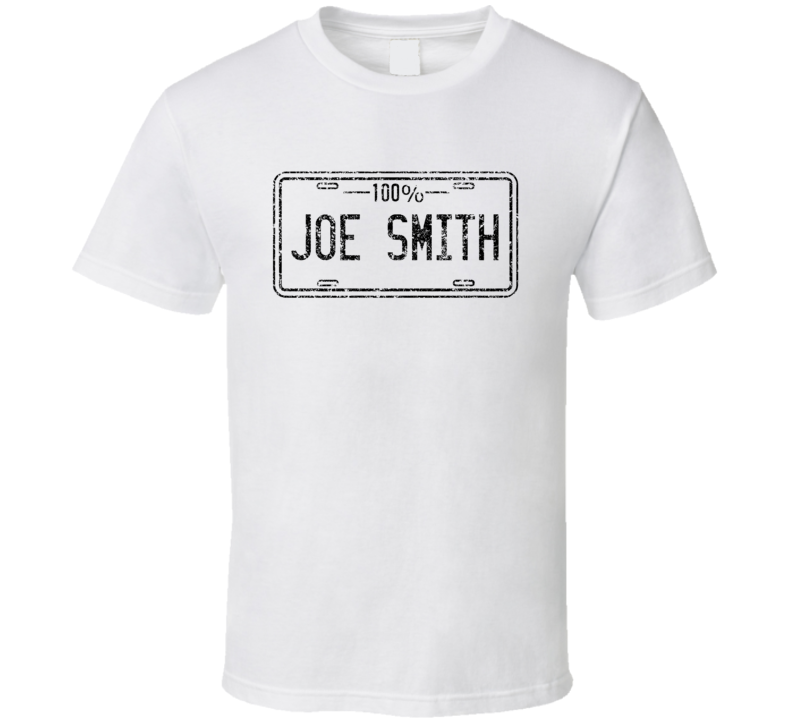 Joe Smith 100 Percent Comedian Comedy Worn Look Fan T Shirt