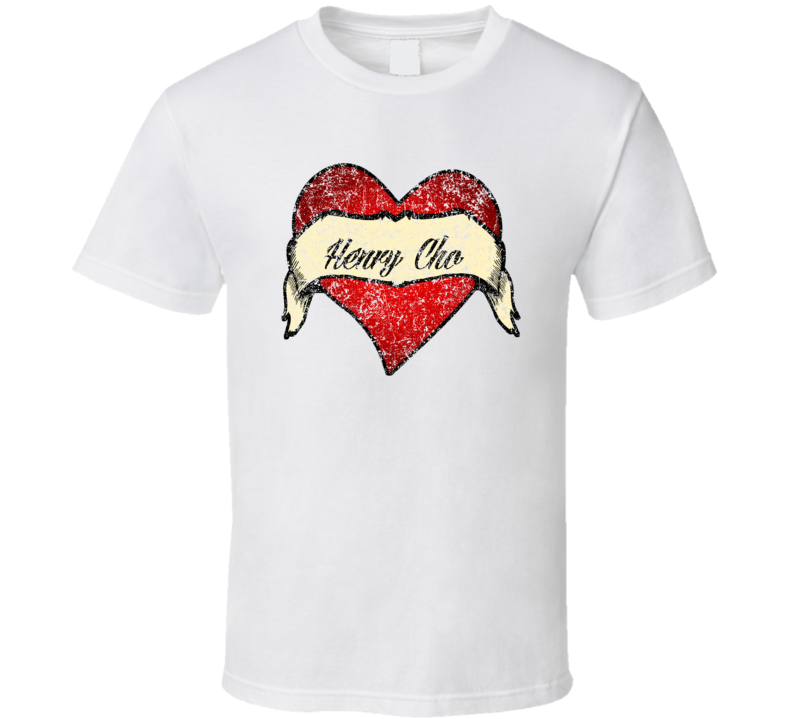 Henry Cho Arm Tattoo Comedian Comedy Worn Look Cool Fan T Shirt Henry Cho Arm Tattoo Comedian Comedy Worn Look Cool Fan T Shirt