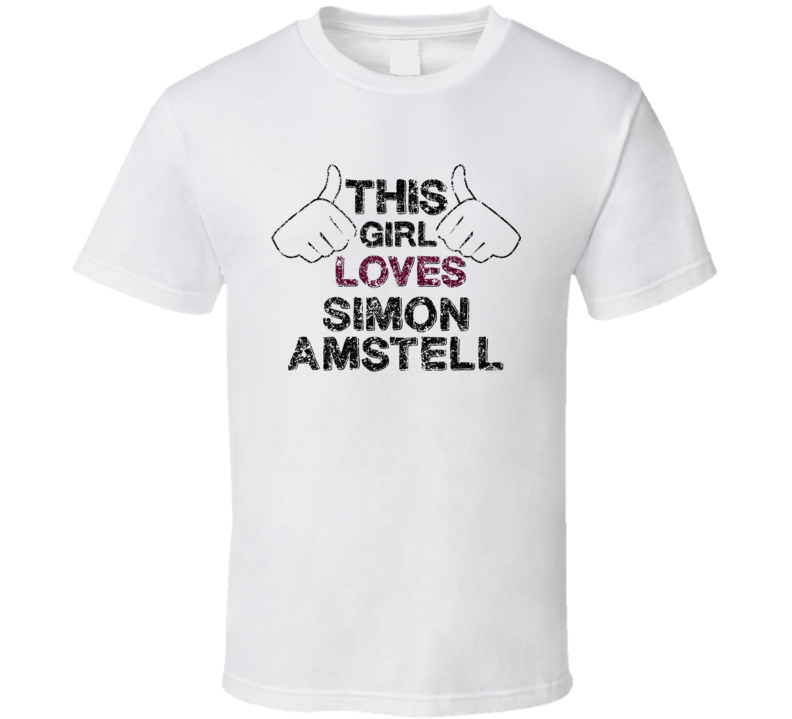 This Girl Loves Simon Amstell Thumbs Love Comedian Comedy Worn Look Co