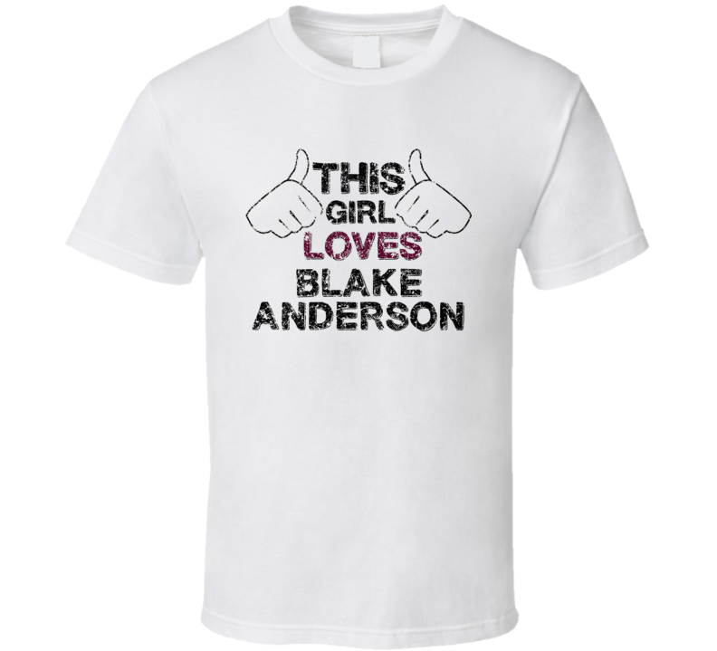 This Girl Loves Blake Anderson Thumbs Love Comedian Comedy Worn Look C