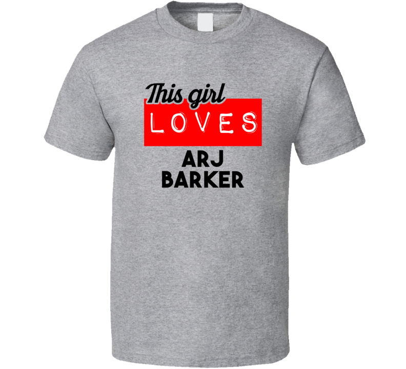 This Girl Loves Arj Barker Red Love Comedian Comedy Fan Worn Look Cool