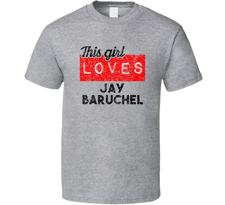 This Girl Loves Jay Baruchel Red Love Comedian Comedy Fan Worn Look Co