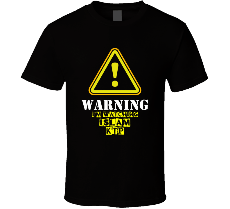 Islam KTP Roro Fitria Mpok Tati TV Show Warning I'm Watching Funny T Shirt