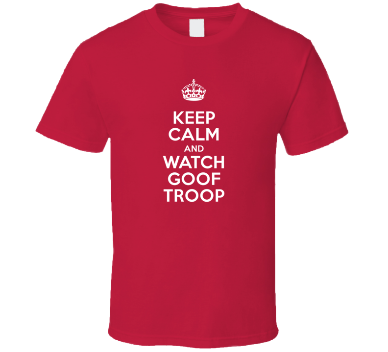 Goof Troop April Winchell Peg Pete TV Show I Can't Keep Calm Parody T Shirt