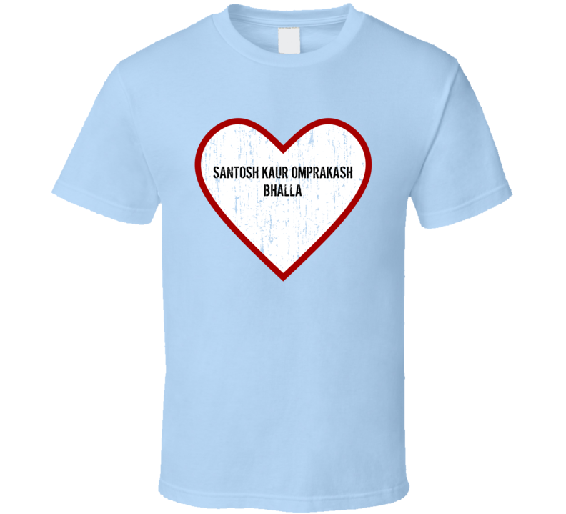 Santosh Kaur Omprakash Bhalla Ye Hai Mohabbatein Love TV T Shirt