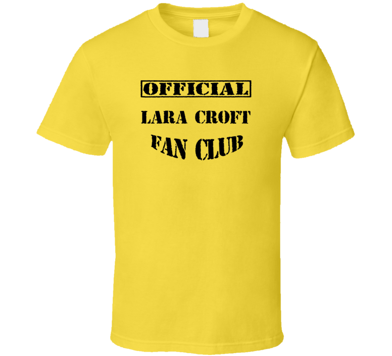 Lara Croft Revisioned Tomb Raider Animated Series TV Fan Club T Shirt