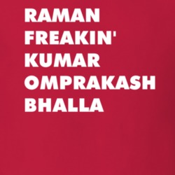 Raman Freakin' Kumar Omprakash Bhalla Ye Hai Mohabbatein T Shirt 6221576